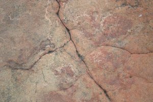 Cracked rock tear line